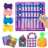 Weaving Loom for Kids - Arts and Crafts for Girls Ages 6-8-12 Potholder Loops Toys for Girls and Adults - Knitting Loom Set Pot Holder Weaving Kits and Birthday Gifts for 7 9 10 11 Years Old and UP