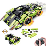 STEM Building Toys for Kids with 2-in-1 Remote Control Racer Snap Together Engineering Kits Early Learning Racecar Building Blocks and Off-Road Best Gift for 6 7 8 and 9+Year Old Boys and Girls