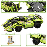 STEM Building Toys for Kids with 2-in-1 Remote Control Racer Snap Together Engineering Kits Early Learning Racecar Building Blocks and Off-Road Best Gift for 6 7 8 and 9+Year Old Boys and Girls