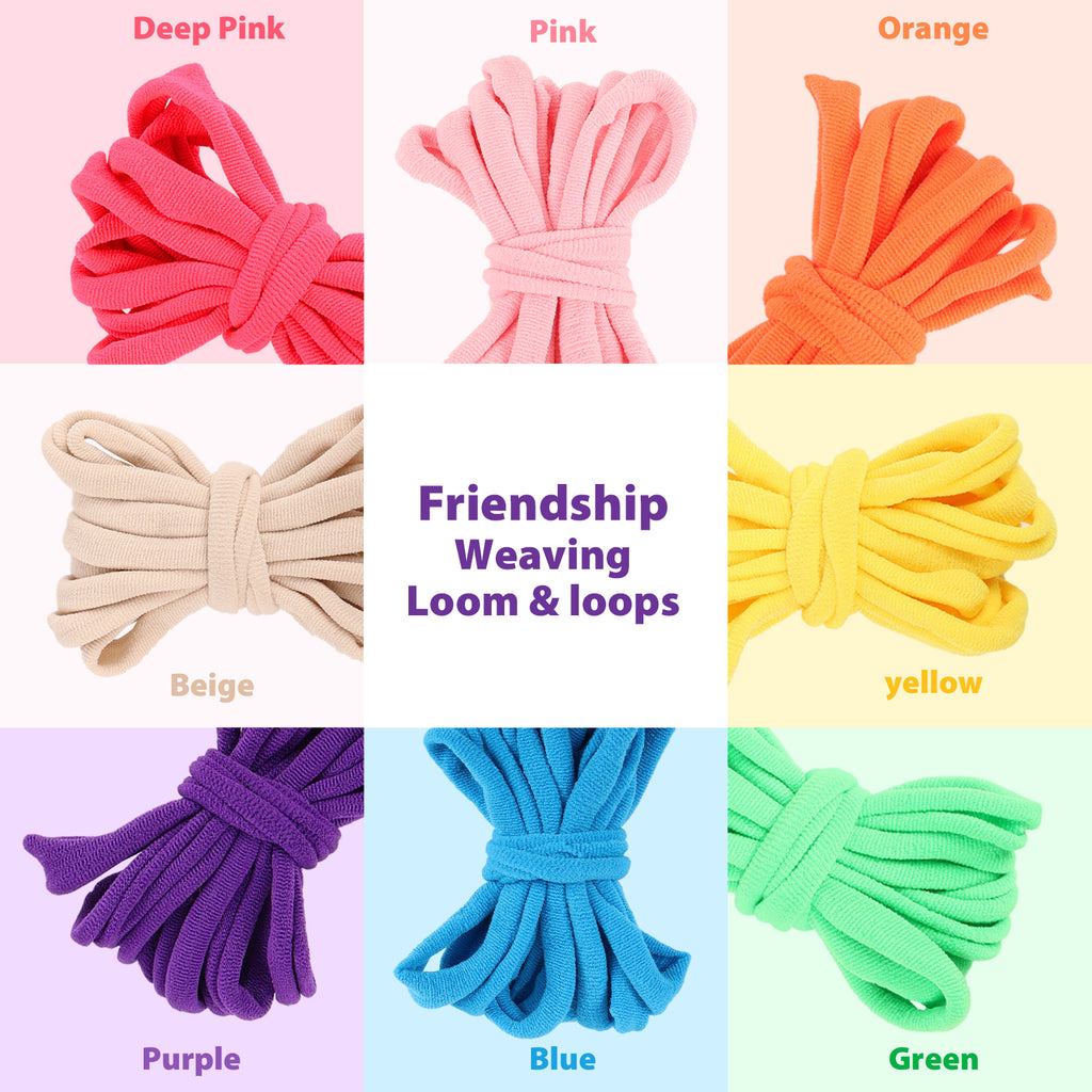 Weaving Loom for Kids - Arts and Crafts for Girls Ages 6-8-12 Potholder Loops Toys for Girls and Adults - Knitting Loom Set Pot Holder Weaving Kits and Birthday Gifts for 7 9 10 11 Years Old and UP