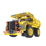 Gili Construction Building Toys 2 in 1 - Dump Truck & Propeller plane