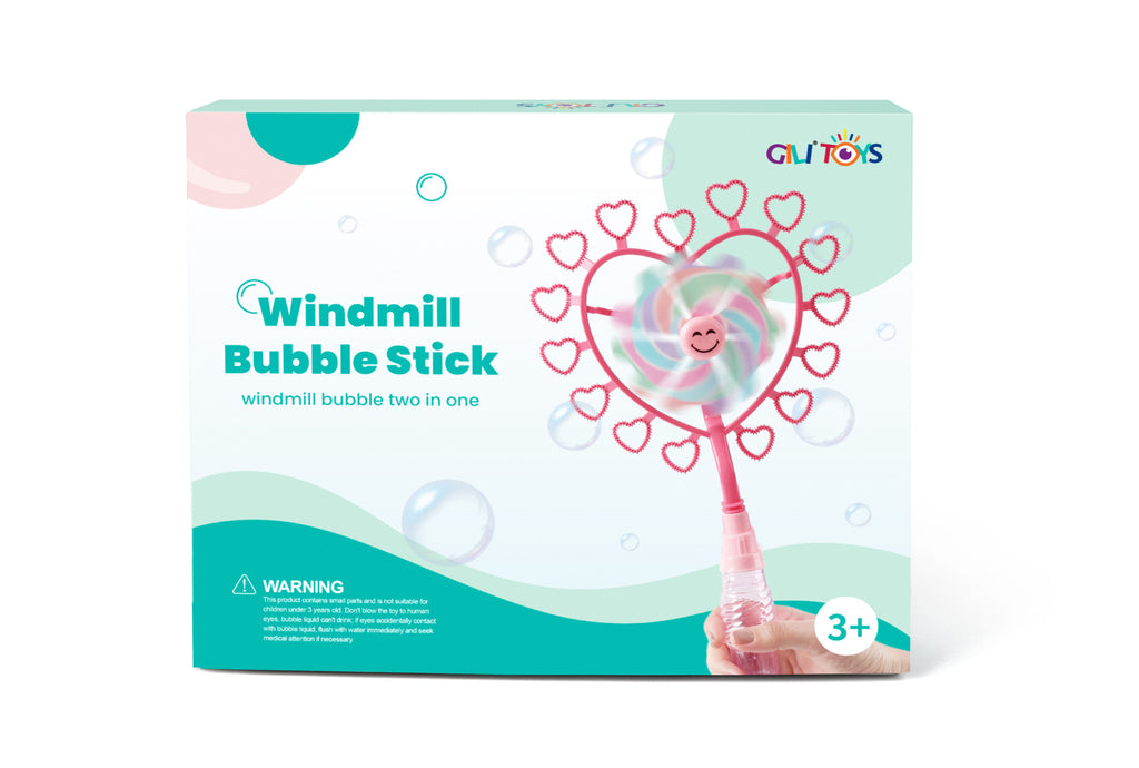 GILI Bubble Wands Set Big Bubbles Wand Party Favor for Kids Nice for Outdoor Play & Games
