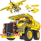 Gili STEM Building Dump Truck or Airplane 2 in 1 (361pcs)