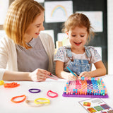 Weaving Loom for Kids - Arts and Crafts for Girls Ages 6-8-12 Potholder Loops Toys for Girls and Adults - Knitting Loom Set Pot Holder Weaving Kits and Birthday Gifts for 7 9 10 11 Years Old and UP