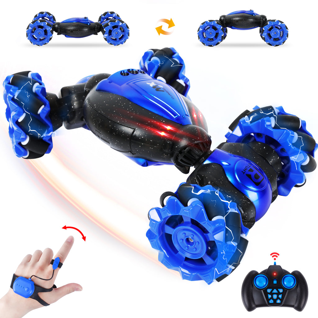 Gesture Sensing Rc Cars-4wd Transform All Terrains Electric Toy Stunt Cars  Rc Car With Rechargeable Battery For Boys Kids Teens And Adults Toys And Gi