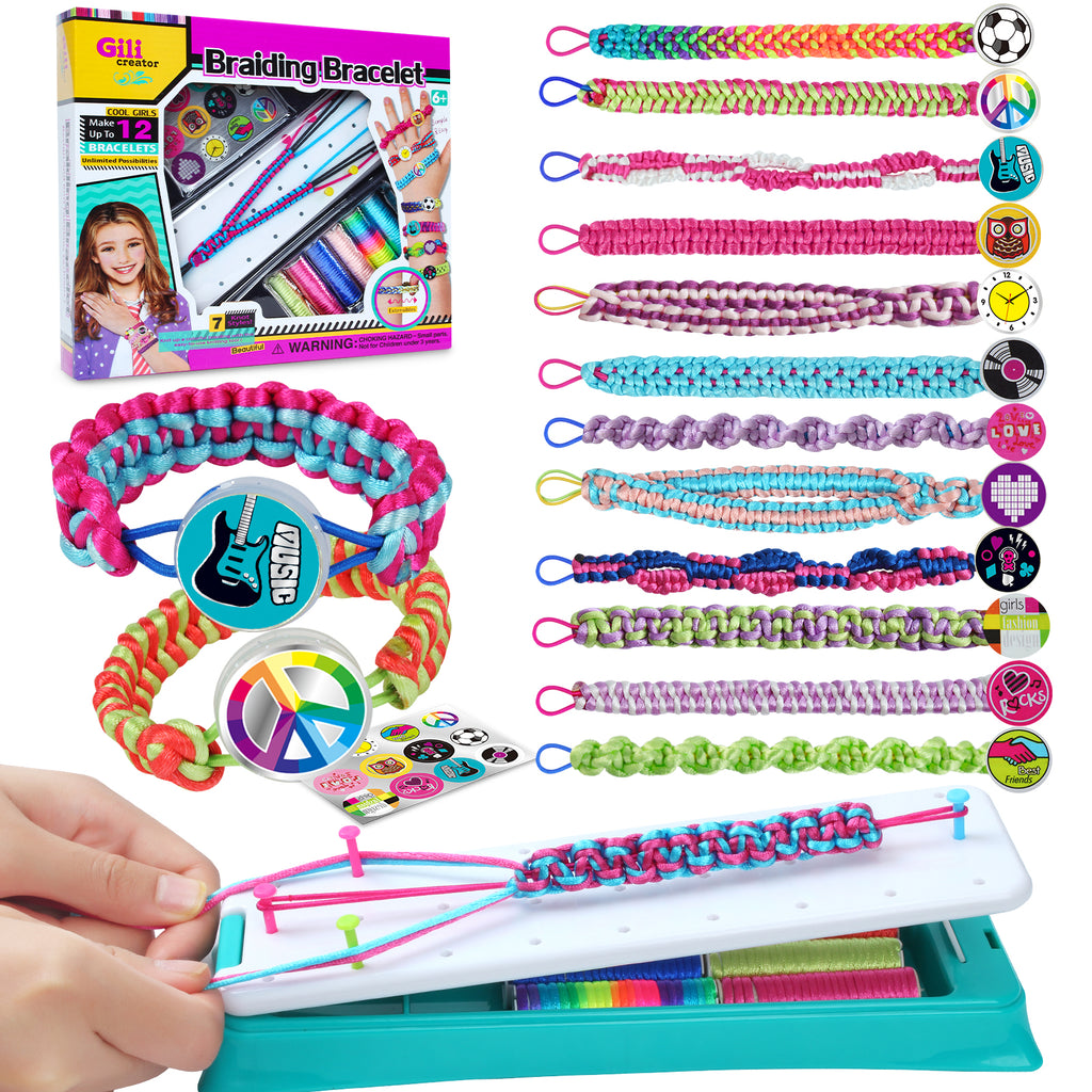 SYGA Beads for Kids Crafts Children's Jewellery Making Set Kit DIY Bracelets  Necklace Hairband and Rings