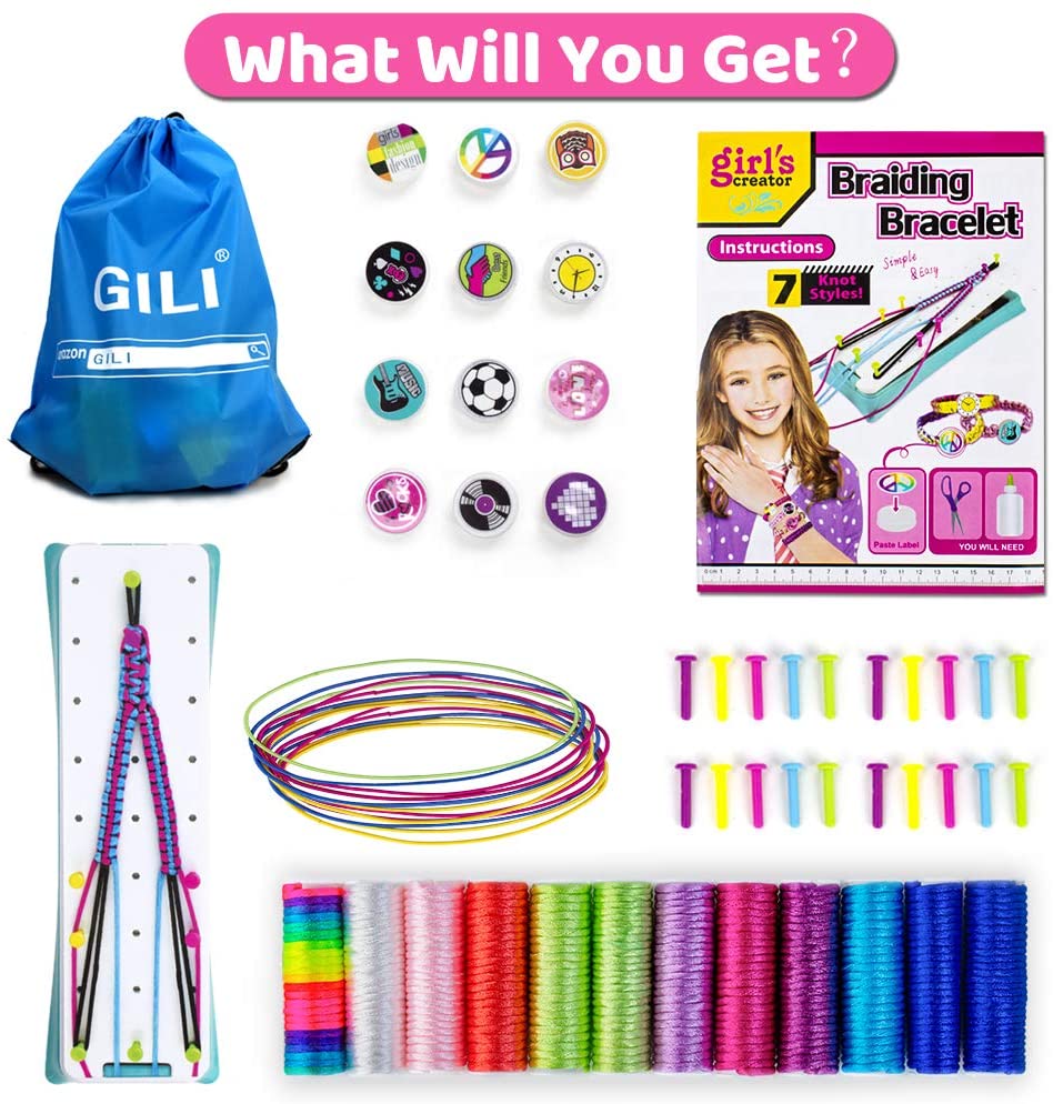 Toys for Girls Kid Jewelry Making Kit Pop-Bead Art Craft Kits DIY Bracelets  Toy for Age 3 4 5 6 7 8 Year Old Children's toy Gift - AliExpress