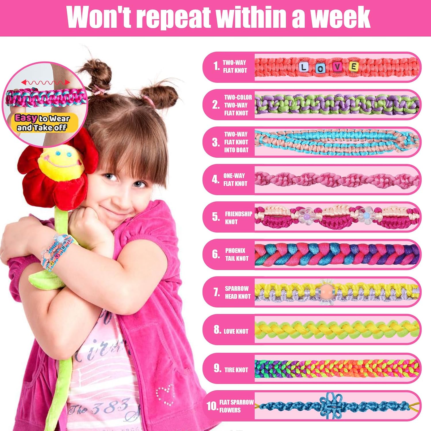 Friendship Bracelet Making Kit product image 3