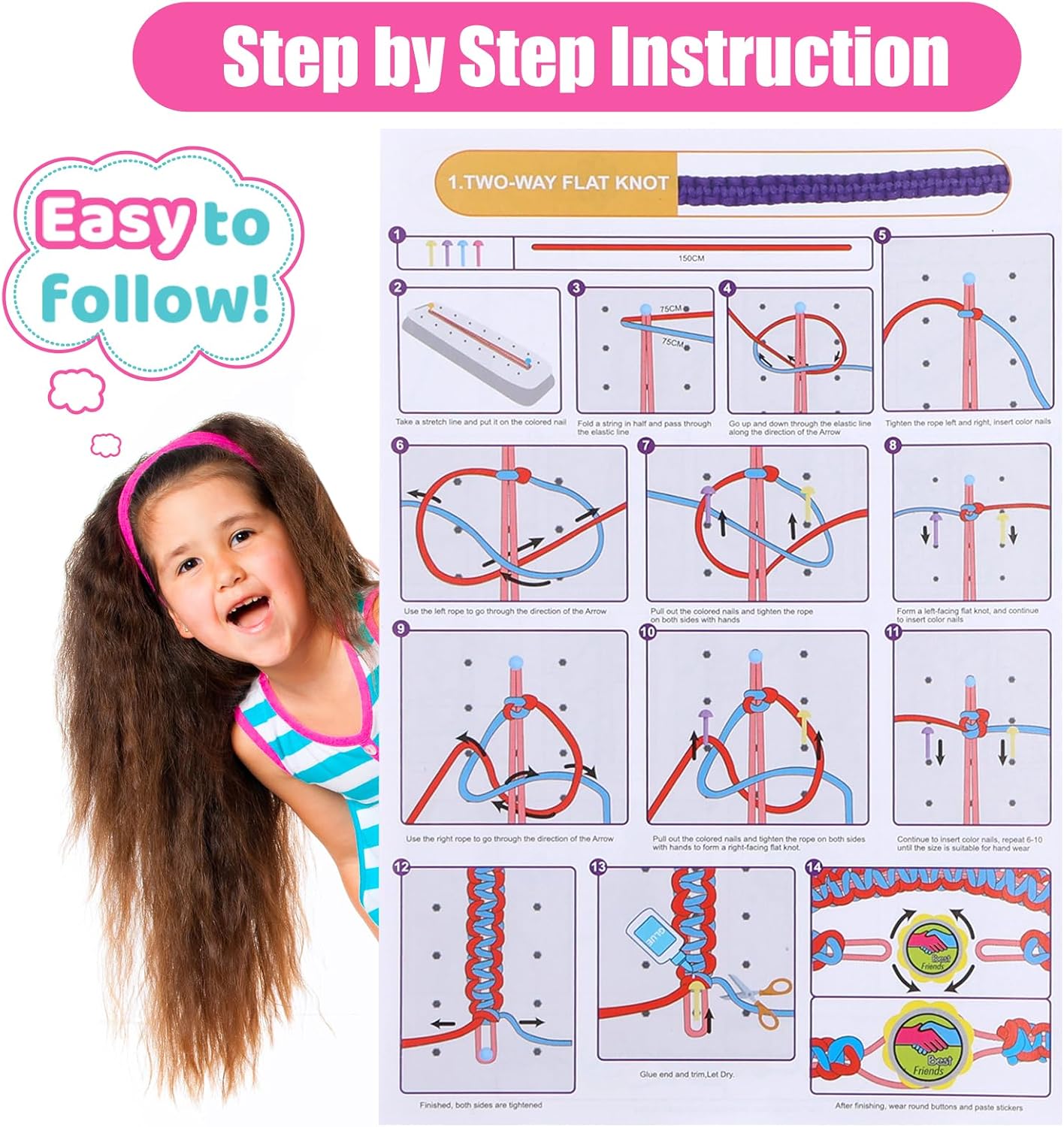 Friendship Bracelet Making Kit product image 4